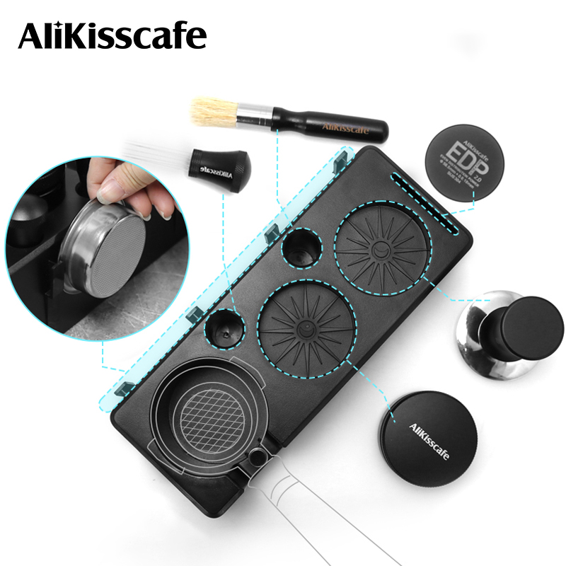 Coffee Equipment Holder - AliKisscafe Coffee Tamping Station Portafilter Holder