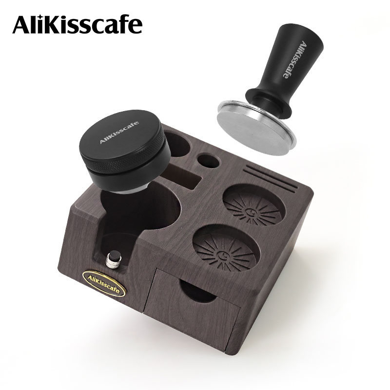Coffee Equipment Holder - Alikisscafe Coffee Tamping Station 51mm 54mm