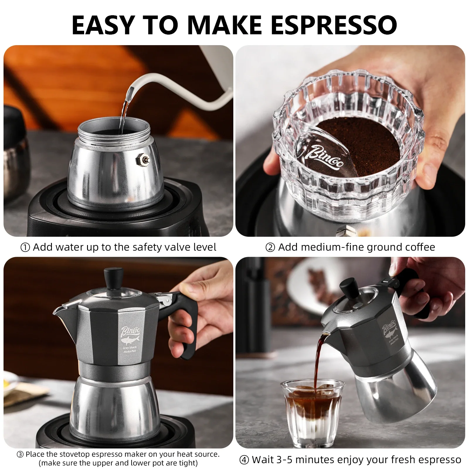 Bincoo 2 Cups Double Valve Mok - огляд і ціна Quality Coffee Equipment