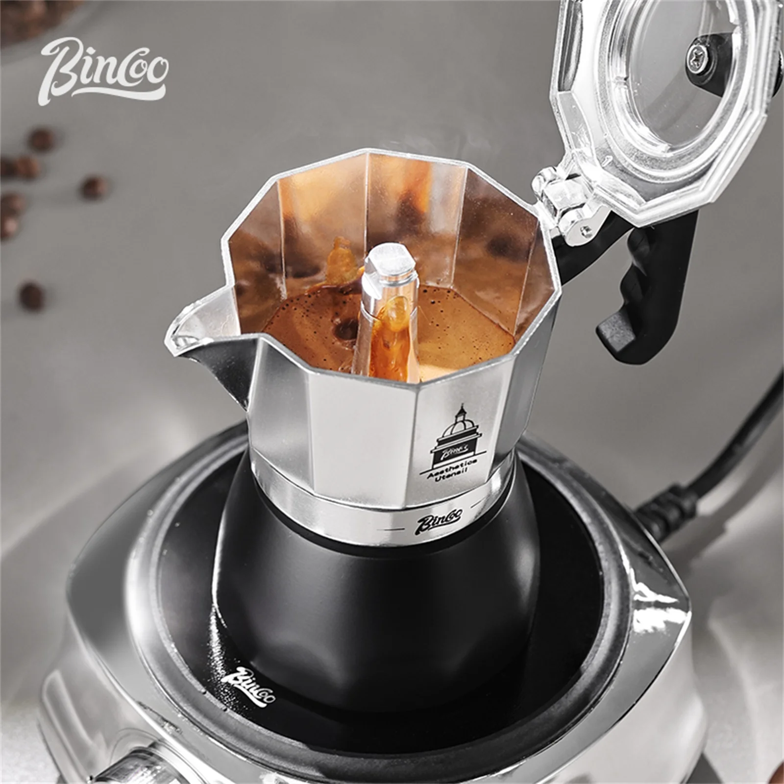 BINCOO Double Valve Moka Pot，E - огляд і ціна Quality Coffee Equipment