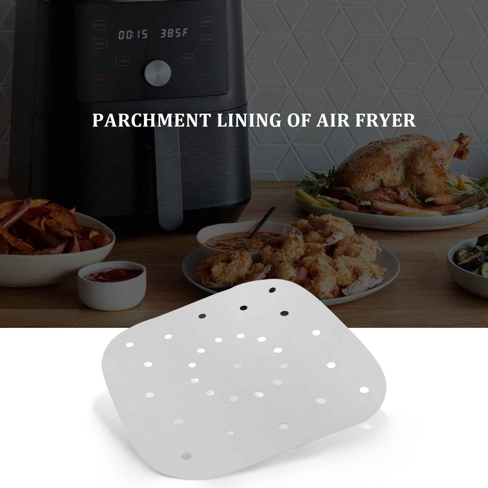 Air Fryer Parchment Paper Line - огляд і ціна Philips Air Fryer Airfryer Xxl