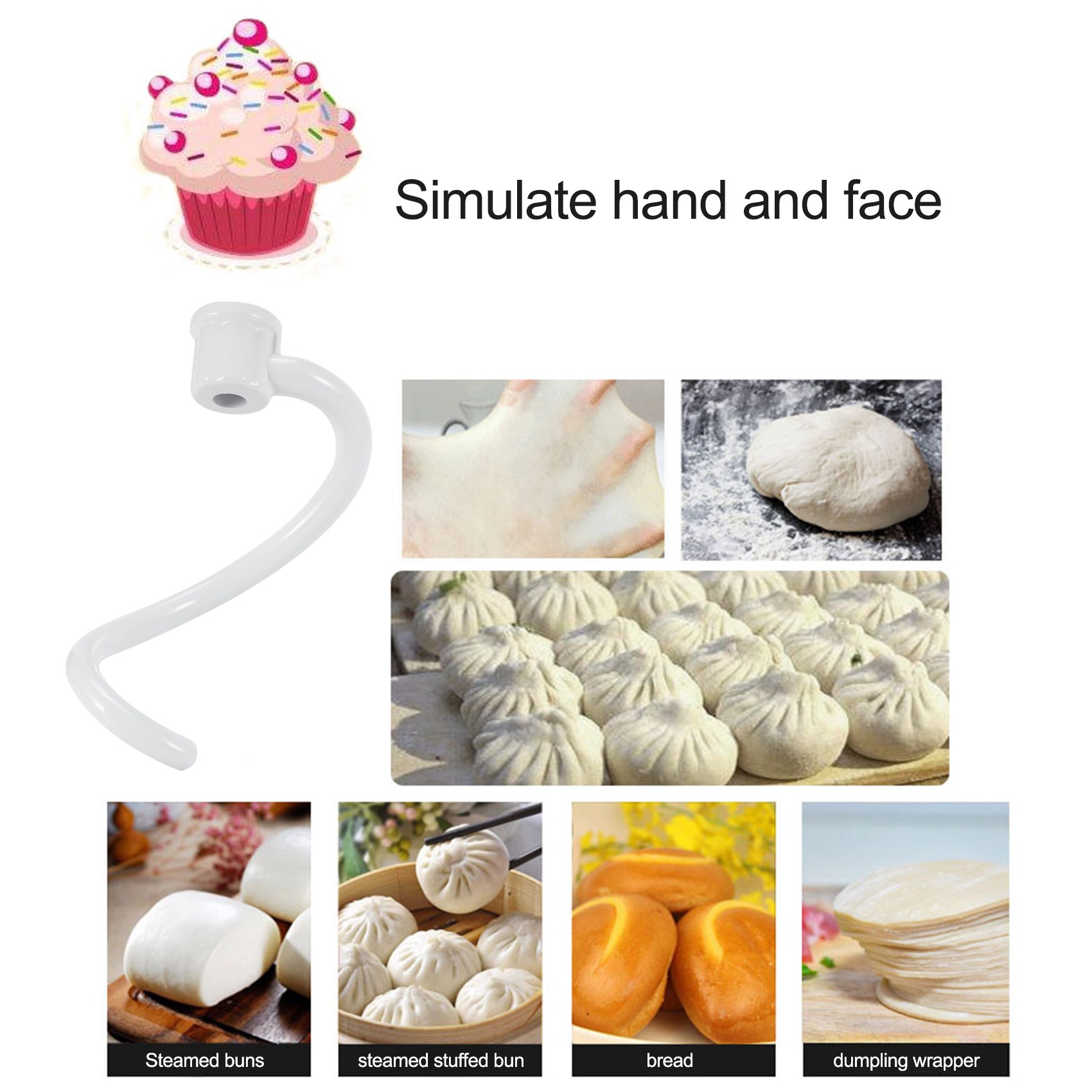 StirrerSpiral Dough Hook Repla - огляд і ціна Kitchenaid Mixer Pro 600
