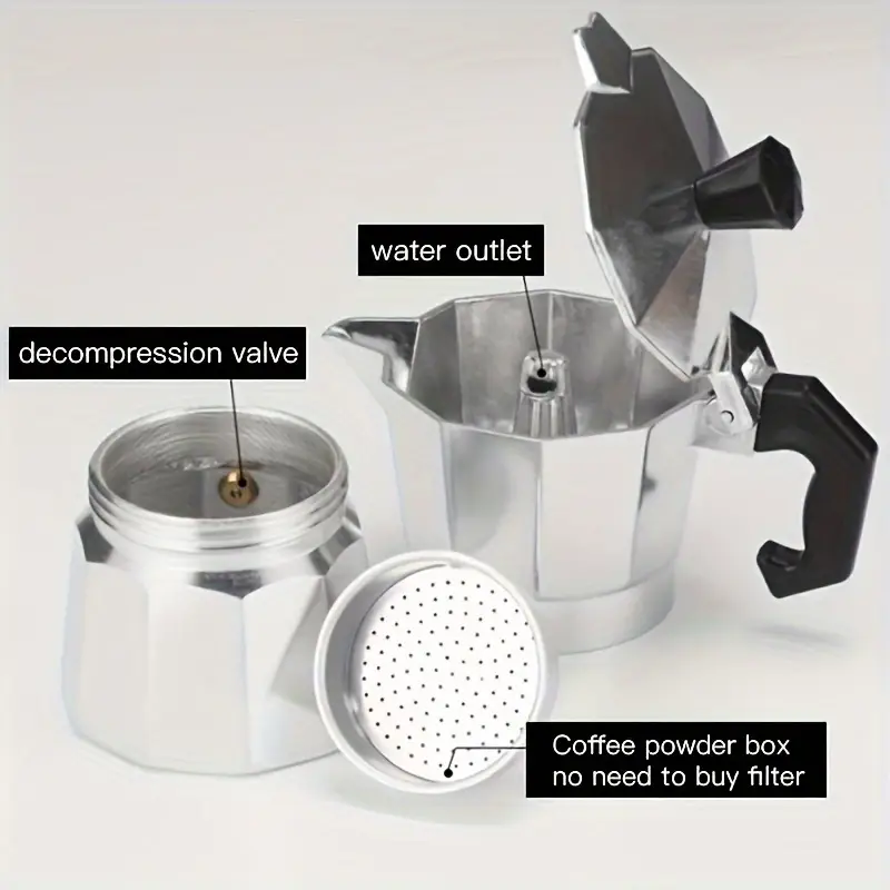 Classic Aluminum Moka Pot 50-3 - огляд і ціна Quality Coffee Equipment