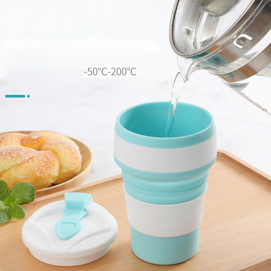 350ML Food-Grade Silicone Fold - огляд і ціна Coffee Equipment Camping